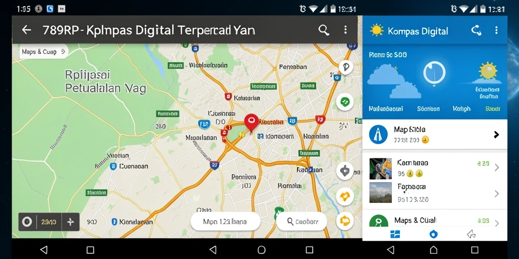 Tampilan antarmuka utama 789RP untuk navigasi yang mudah.