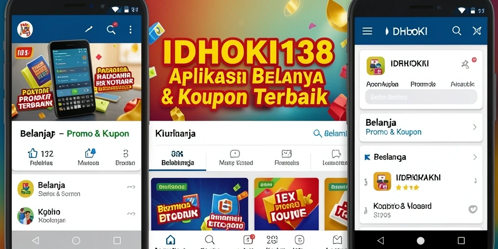 Tampilan antarmuka aplikasi IDRHOKI138 dengan fitur Promo & Kupon.