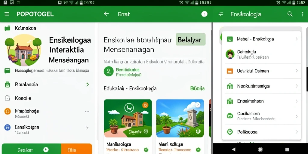 Antarmuka aplikasi POPOTOGEL yang interaktif dan informatif.