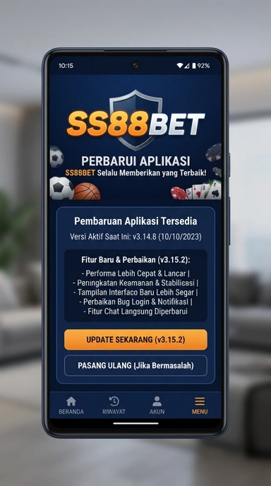 Tampilan riwayat versi ss88bet
